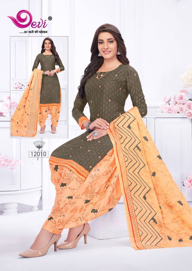 Devi Icon 12 Regular Wear Wholesale Dress Material Collection